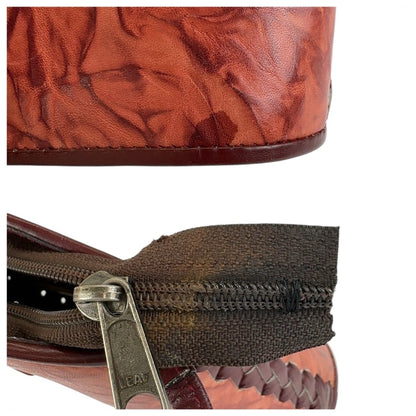 Saint Laurent, Red, Leather, shoulder