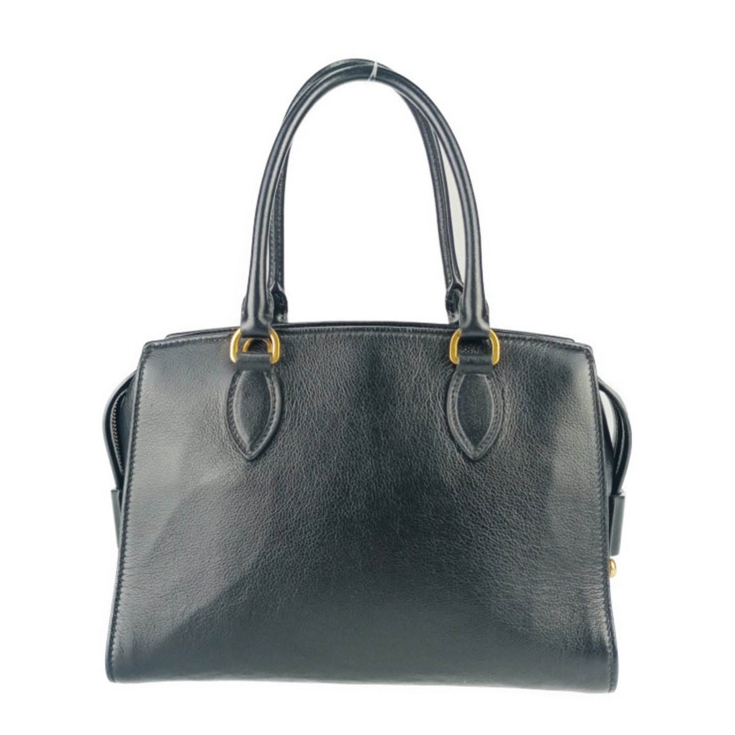 Prada Saffiano, Black, Leather, handbag