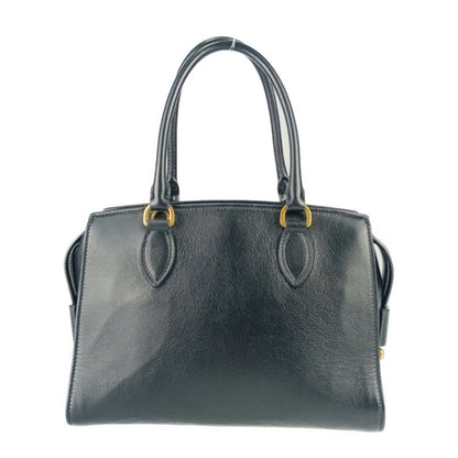 Prada Saffiano, Black, Leather, handbag