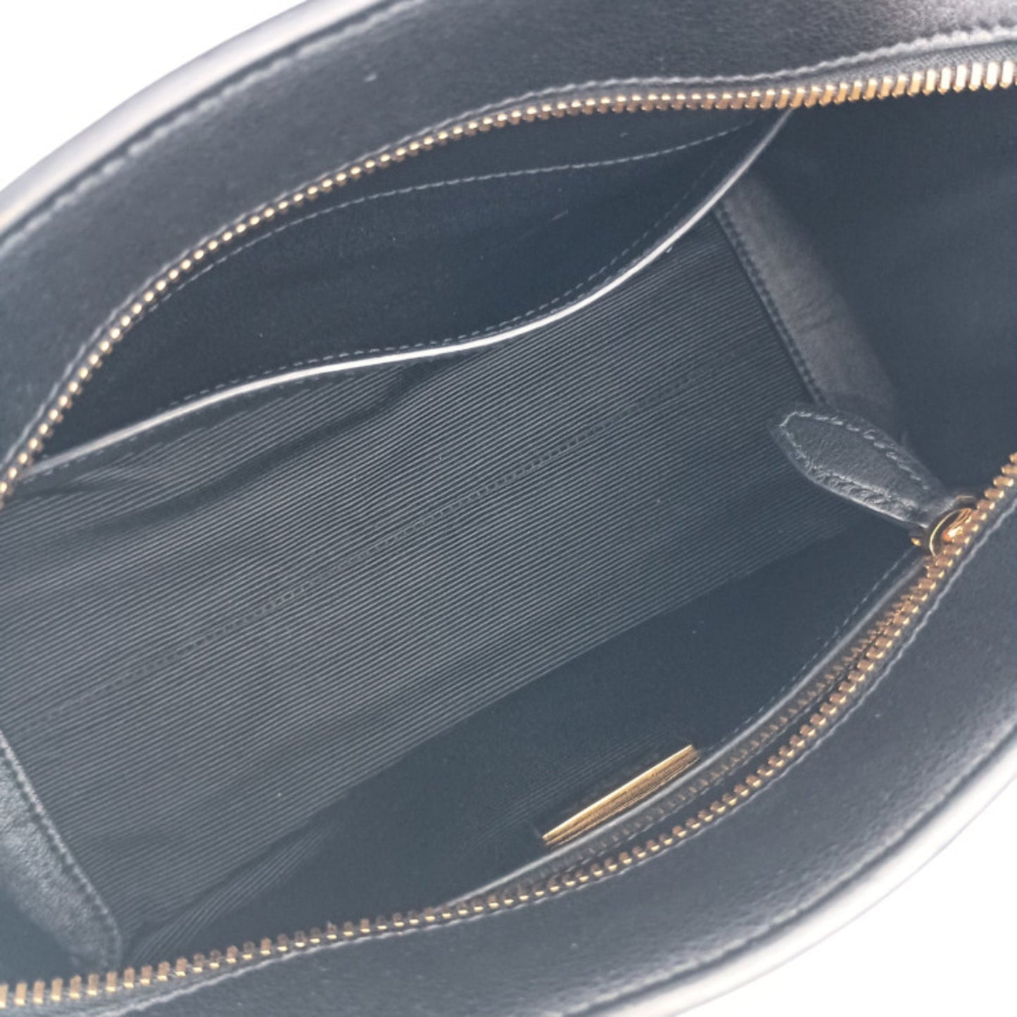 Prada Saffiano, Black, Leather, handbag