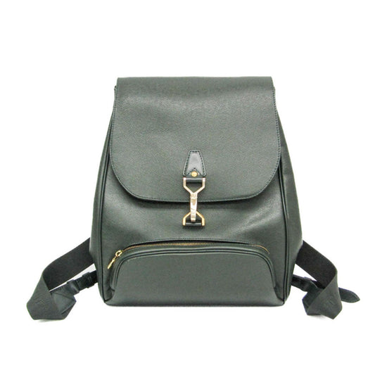 Louis Vuitton Cassiar, Green, Leather, backpack