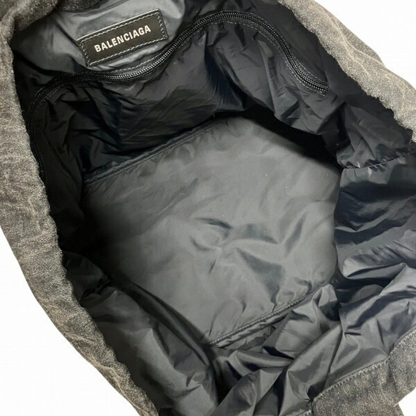 Balenciaga 24/7, Black, Denim - Jeans, tote