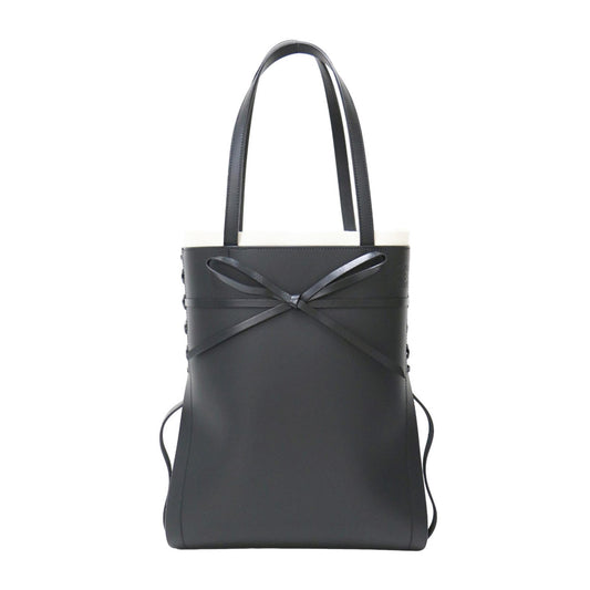 Loewe Ikebana, Black, Leather, tote