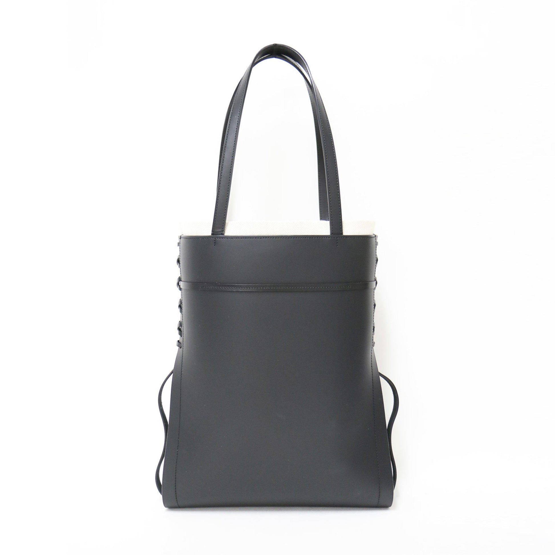 Loewe Ikebana, Black, Leather, tote