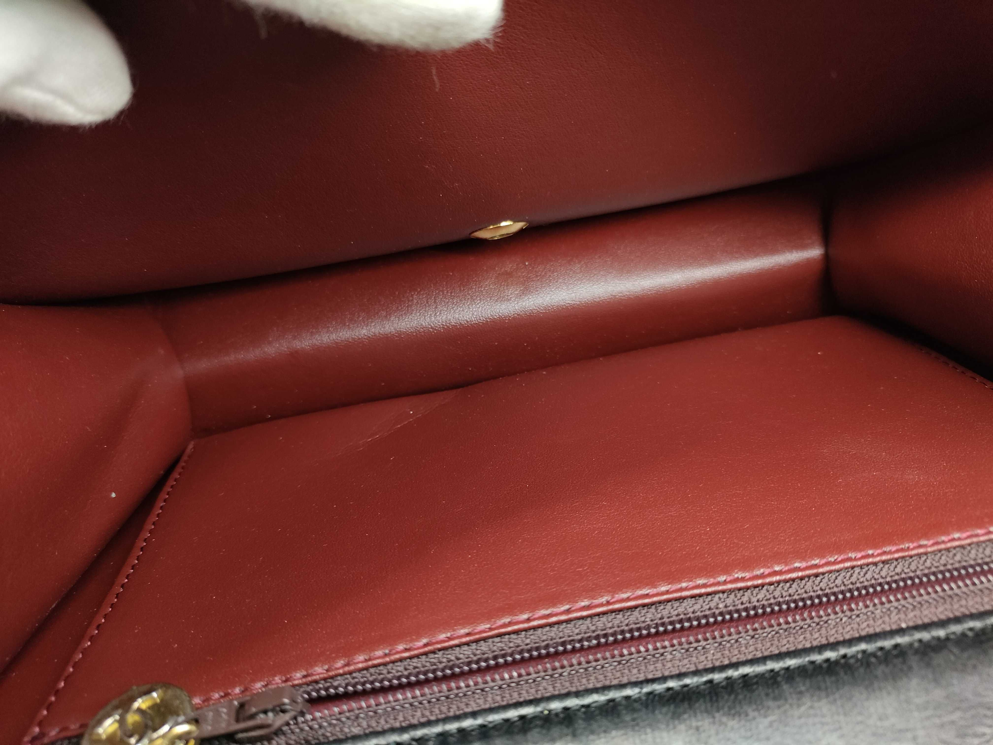 Chanel Wallet on Chain Quilted Velvet, BLACK, LEATHER, Handbag