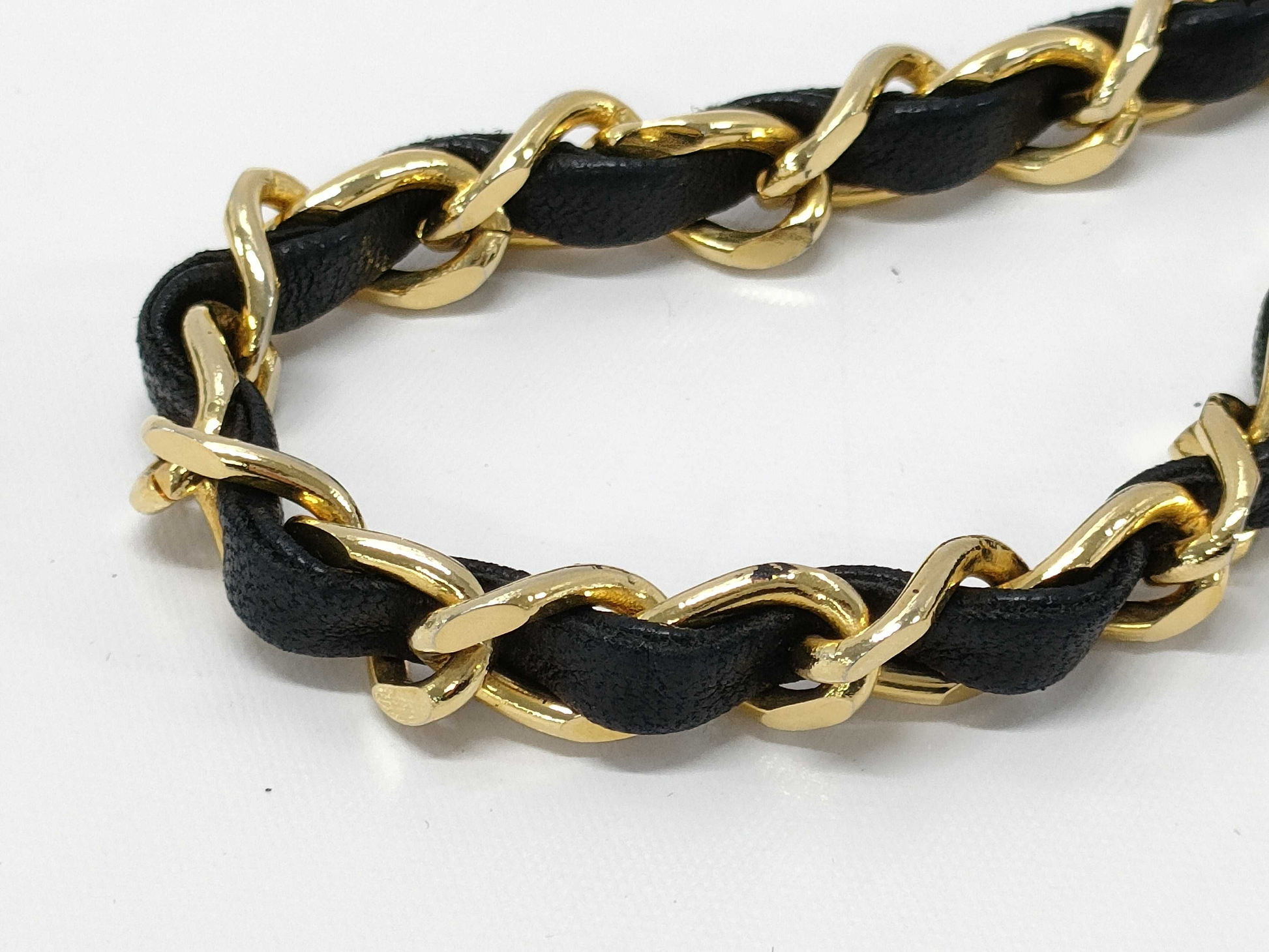 Chanel Wallet on Chain Quilted Velvet, BLACK, LEATHER, Handbag