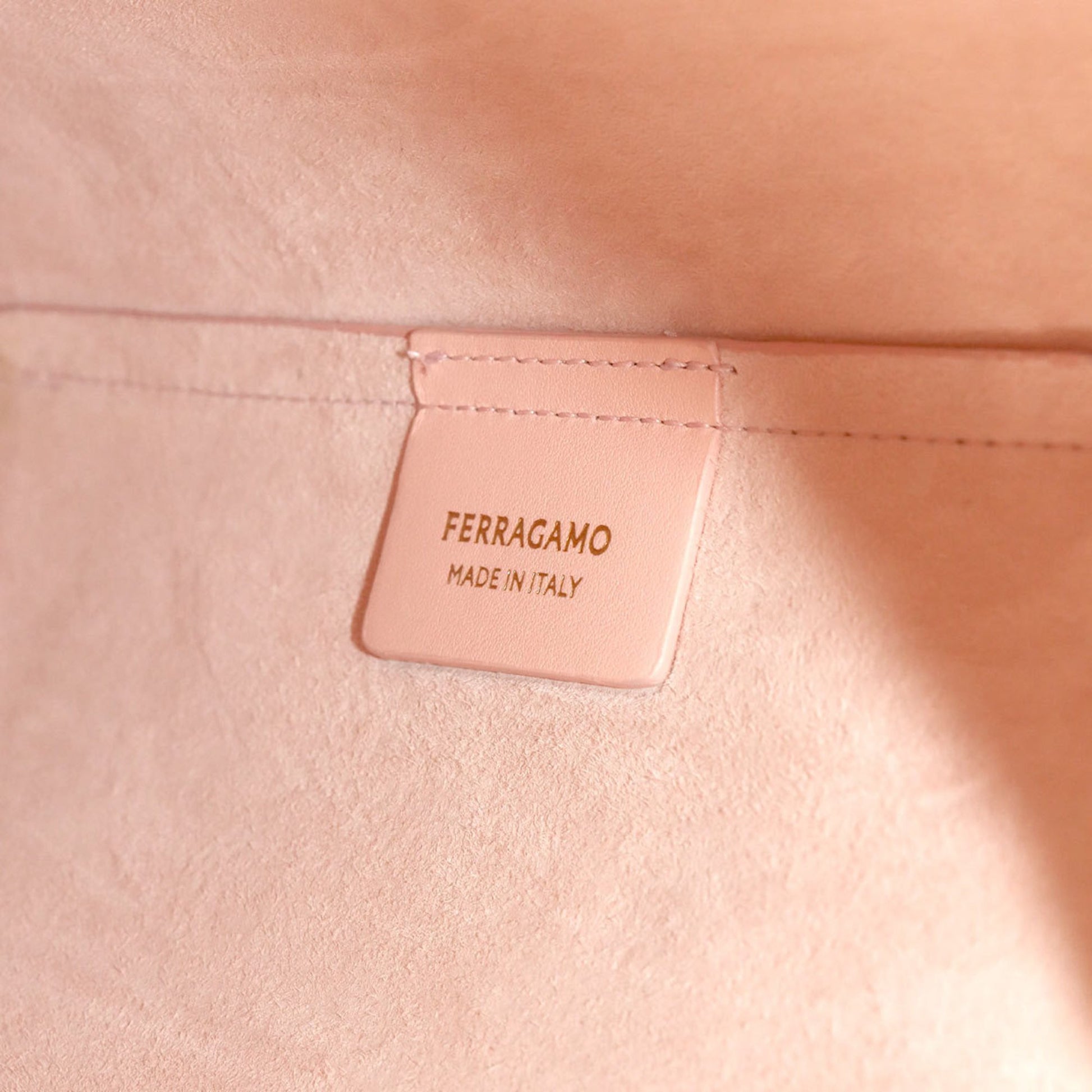 Salvatore Ferragamo, Pink, Leather, tote