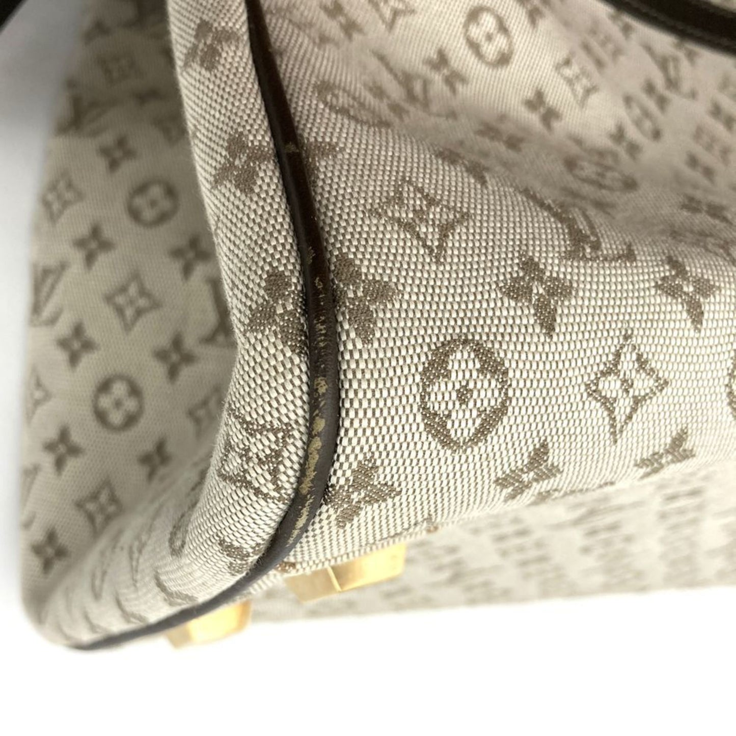 Louis Vuitton Josephine, Beige, Canvas, handbag