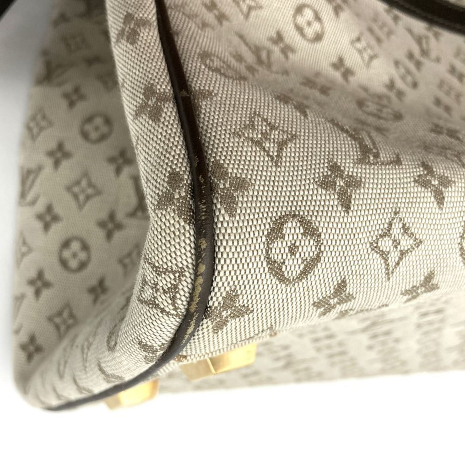 Louis Vuitton Josephine, Beige, Canvas, handbag