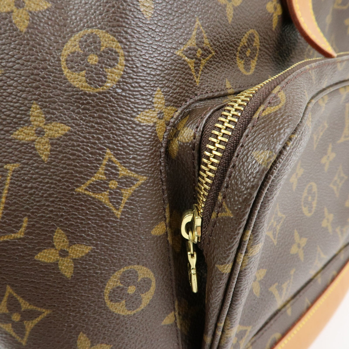Louis Vuitton Vintage Montsouris Monogram Canvas, Brown, Canvas, Backpack