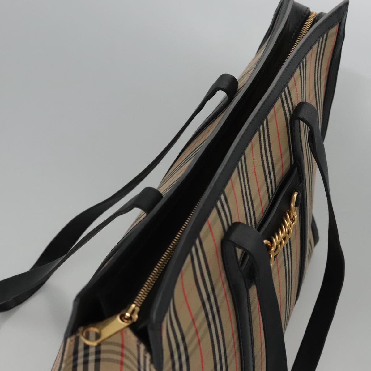 Burberry Nova Check, Beige, Canvas, tote