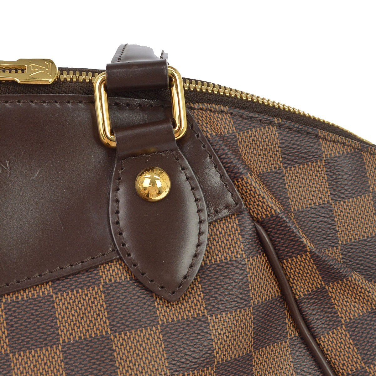 Louis Vuitton Verona Damier, Brown, Canvas, Handbag