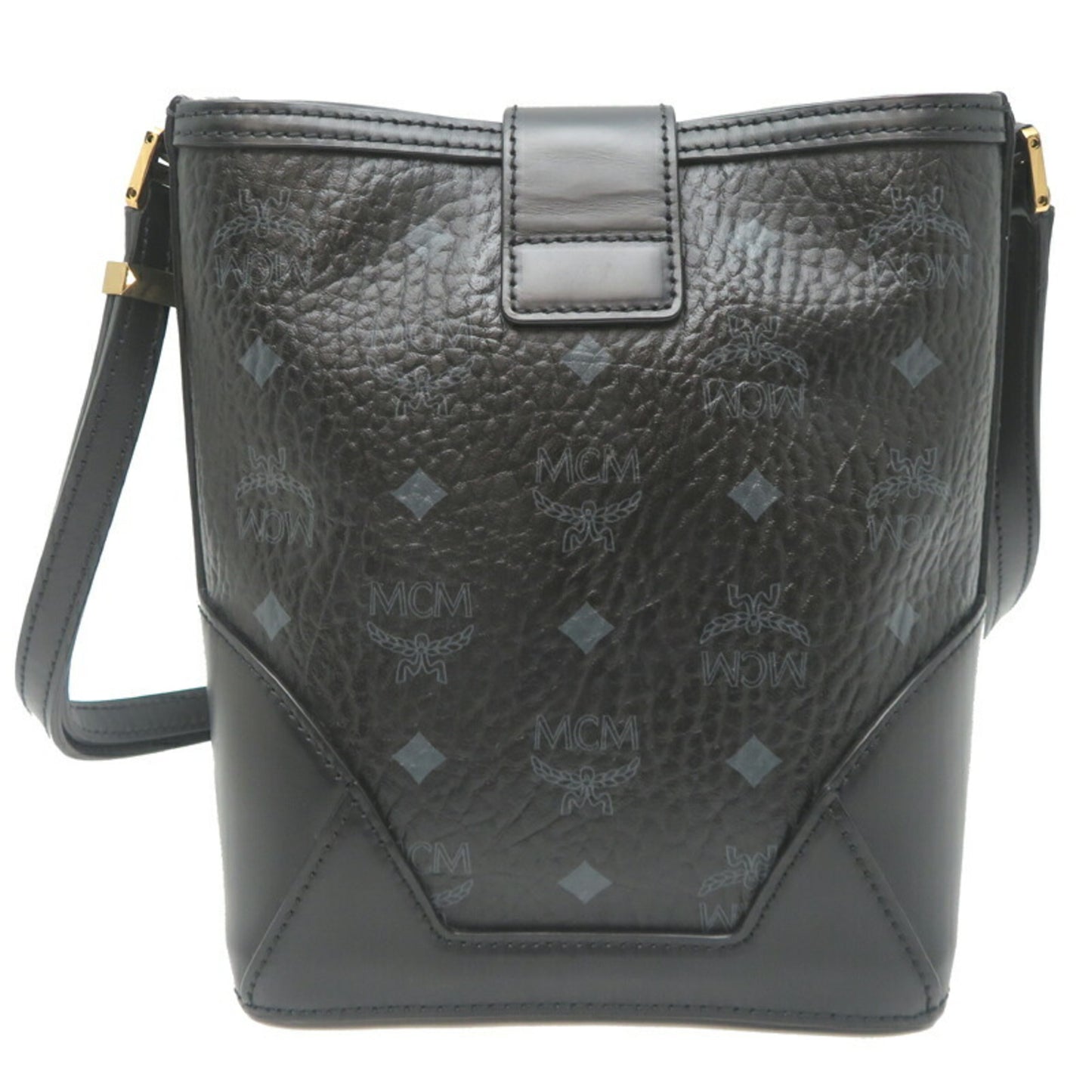 MCM -, Black, Leather, shoulder