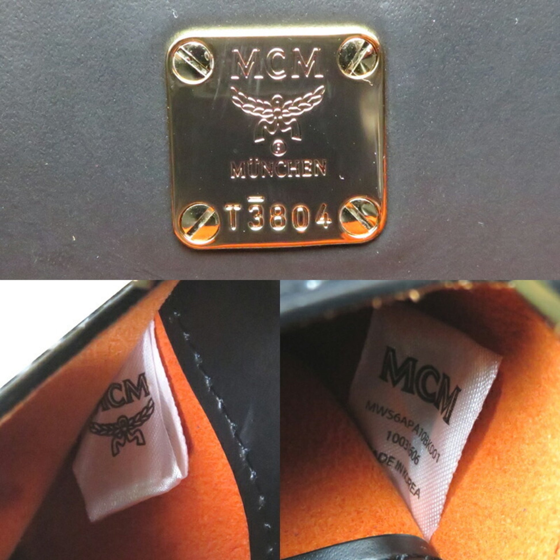 MCM -, Black, Leather, shoulder