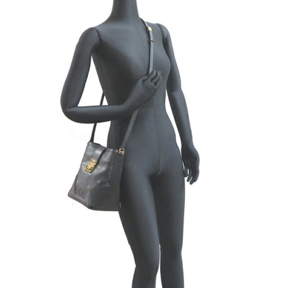 MCM -, Black, Leather, shoulder