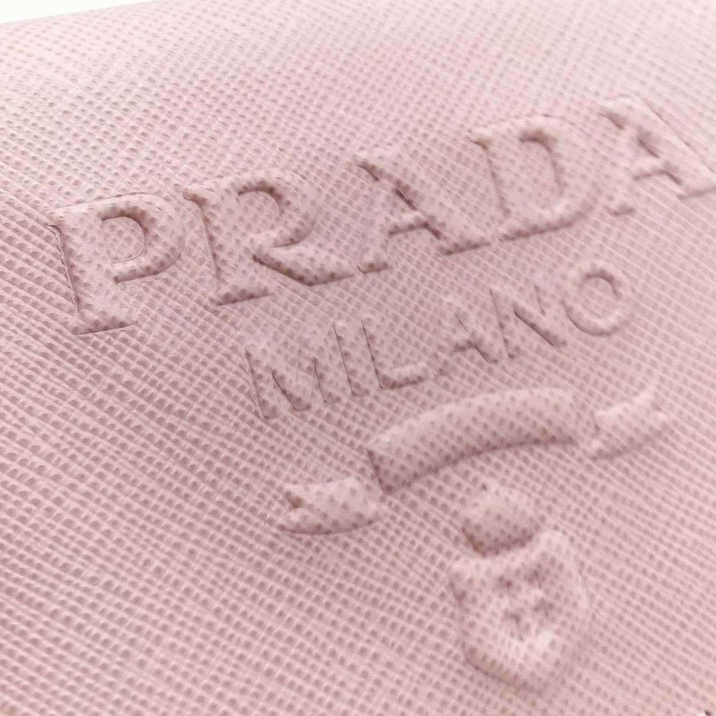 Prada Card case, Pink, Leather, wallet