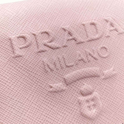 Prada Card case, Pink, Leather, wallet