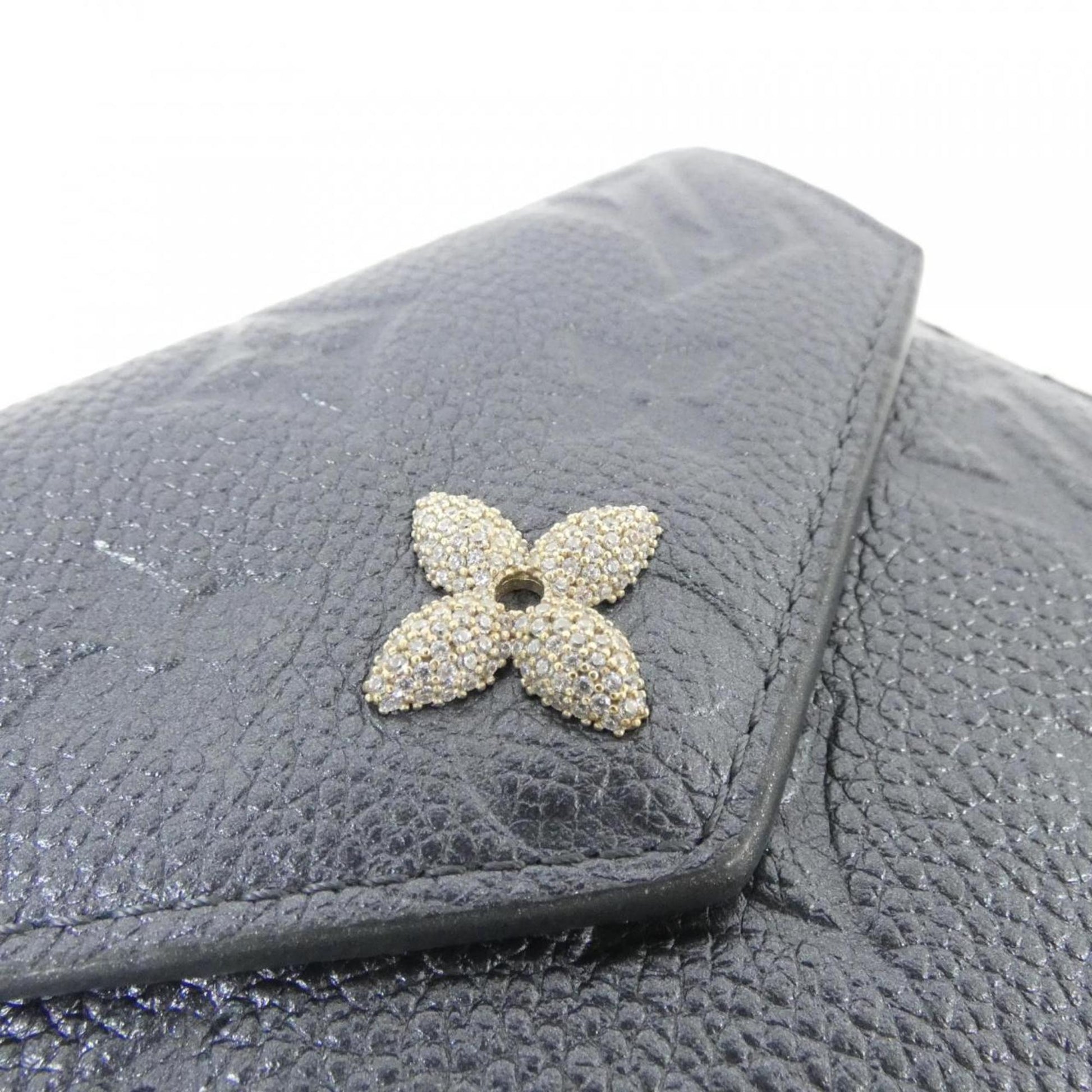 Louis Vuitton Portefeuille Victorine, Navy, Canvas, wallet
