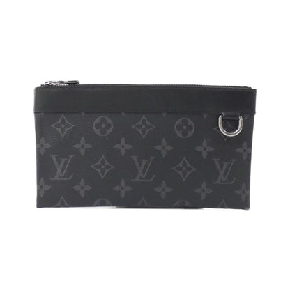 Louis Vuitton Discovery, Black, Canvas, clutch