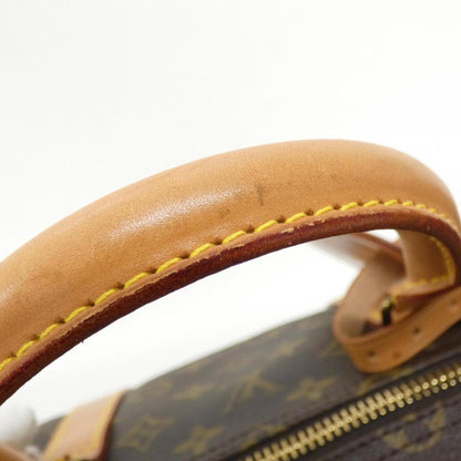 Louis Vuitton Keepall 55, Brown, Canvas, travel