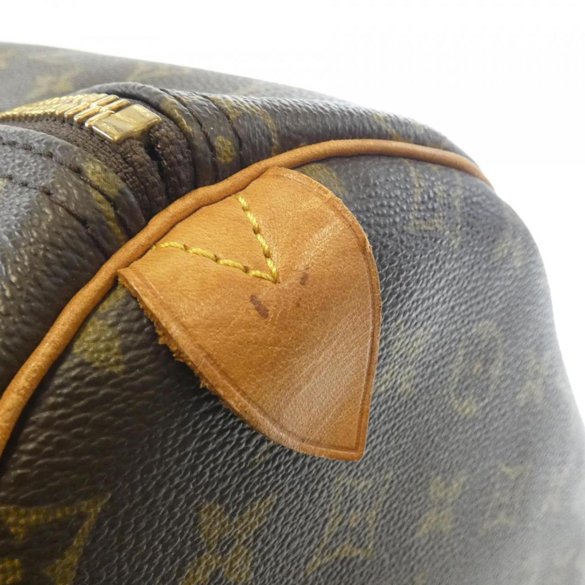 Louis Vuitton Keepall 55, Brown, Canvas, travel