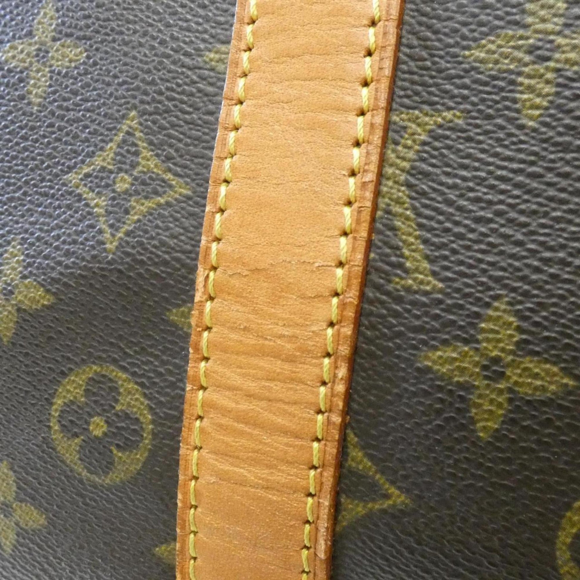 Louis Vuitton Keepall 55, Brown, Canvas, travel