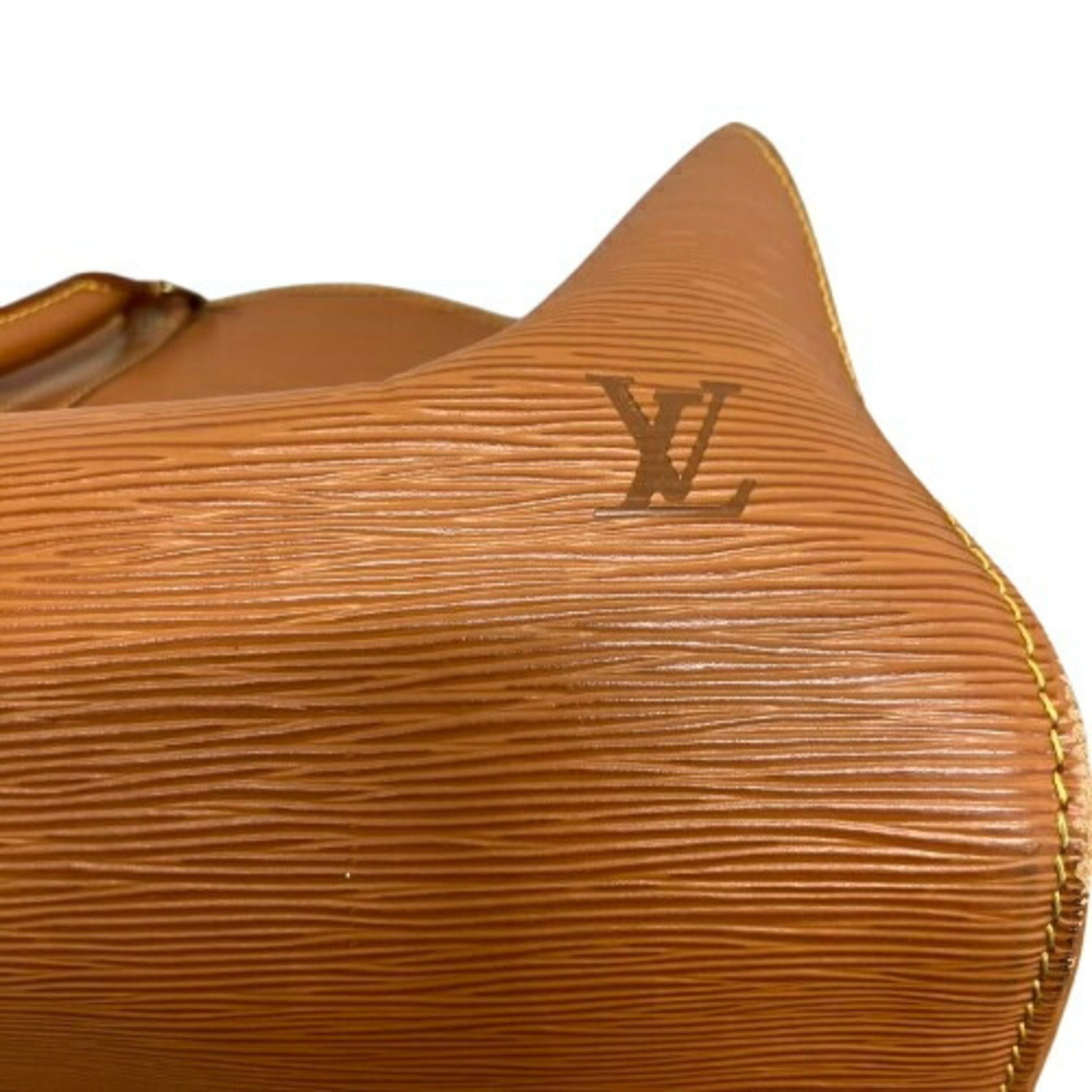 Louis Vuitton Keepall 55, Gold, Leather, travel