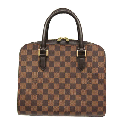 Louis Vuitton Triana, Brown, Canvas, handbag