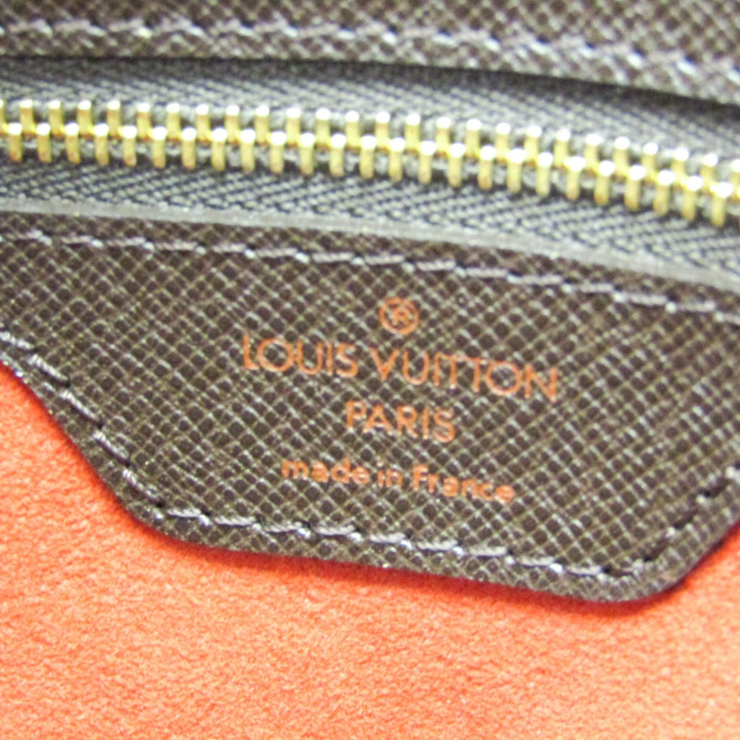 Louis Vuitton Triana, Brown, Canvas, handbag