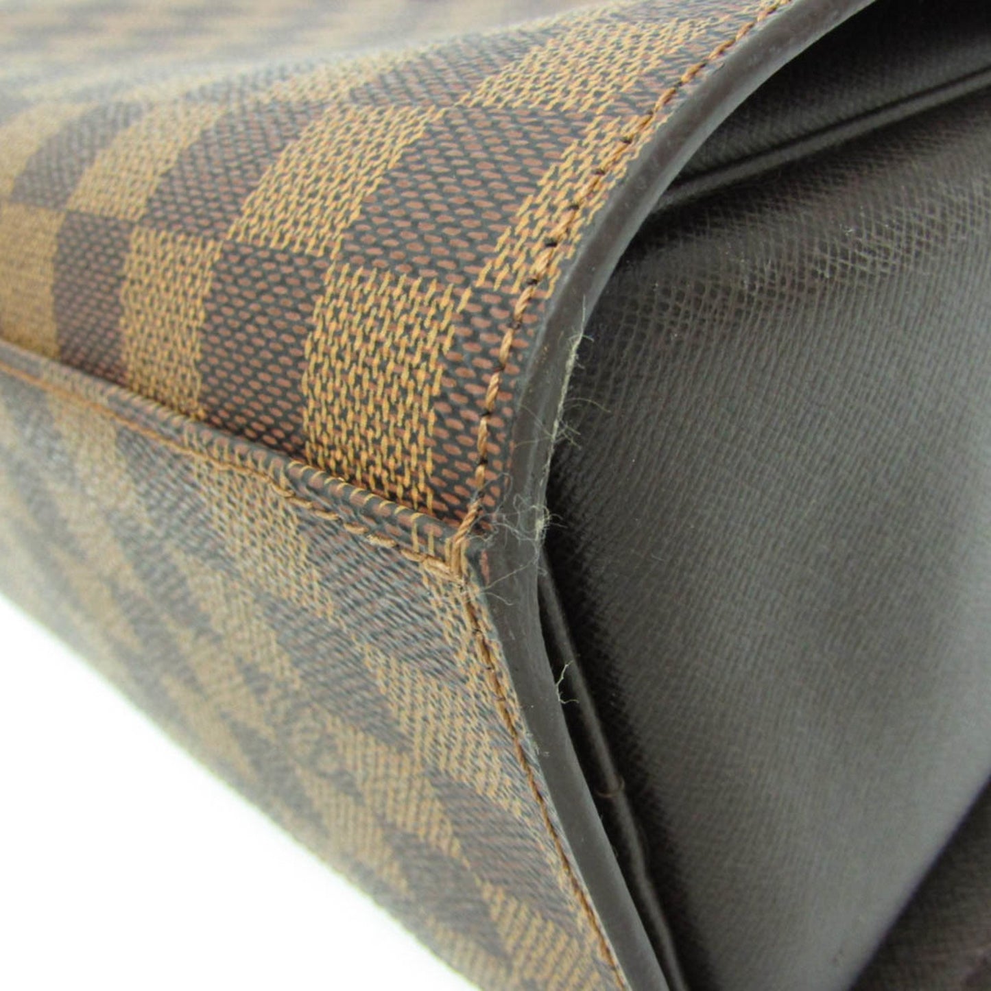 Louis Vuitton Triana, Brown, Canvas, handbag