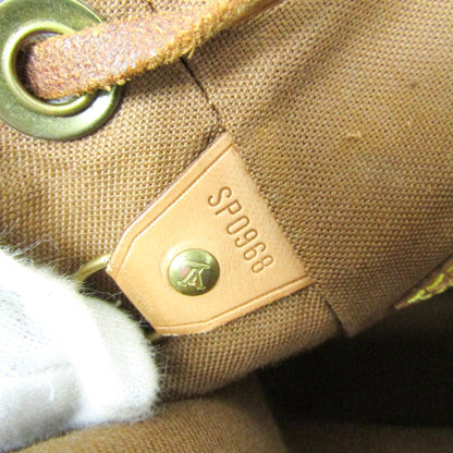 Louis Vuitton Montsouris MM, Brown, Canvas, backpack