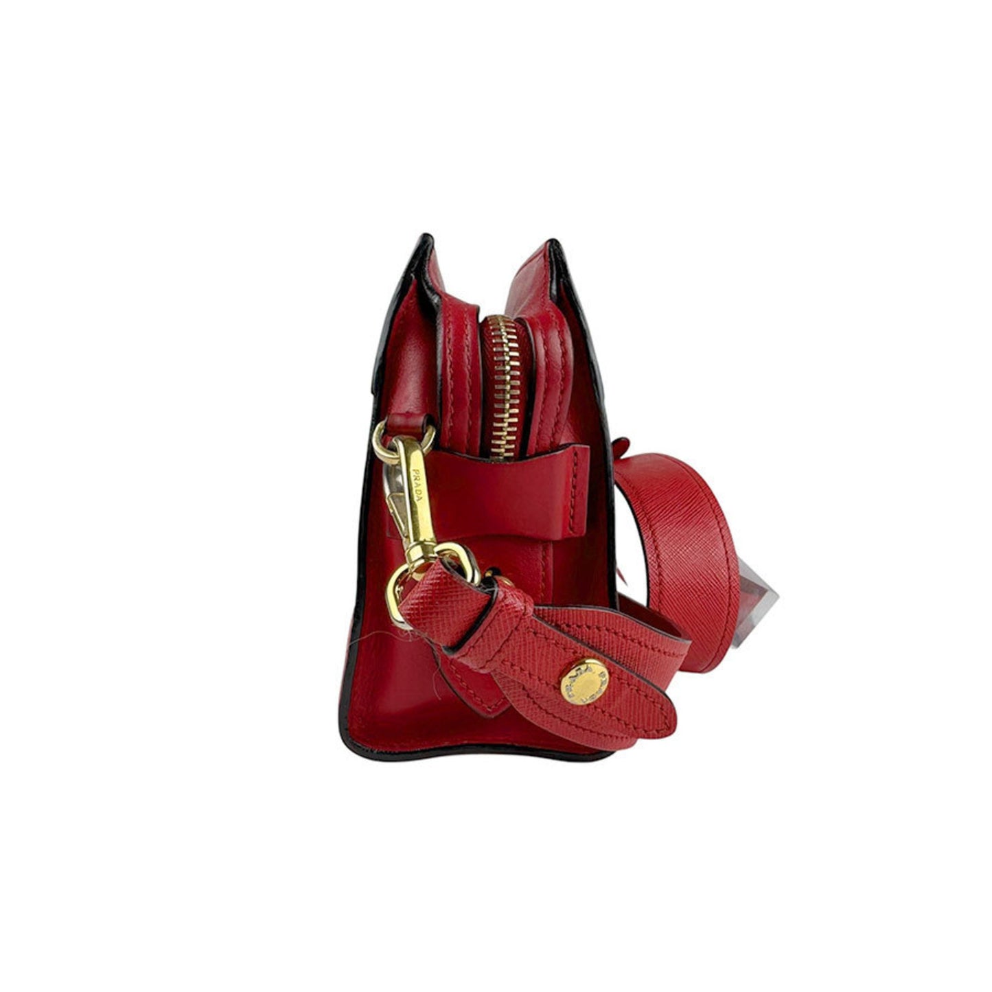 Prada Esplanade, Red, Leather, shoulder
