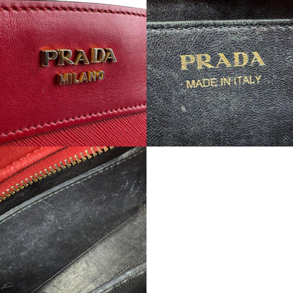 Prada Esplanade, Red, Leather, shoulder