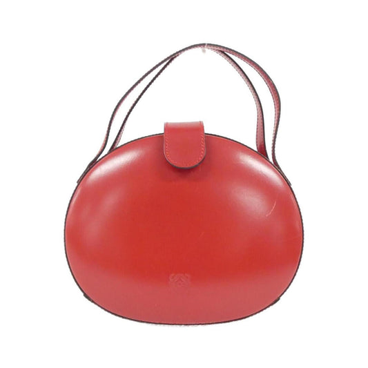 Loewe Anagram, Red, Leather, handbag