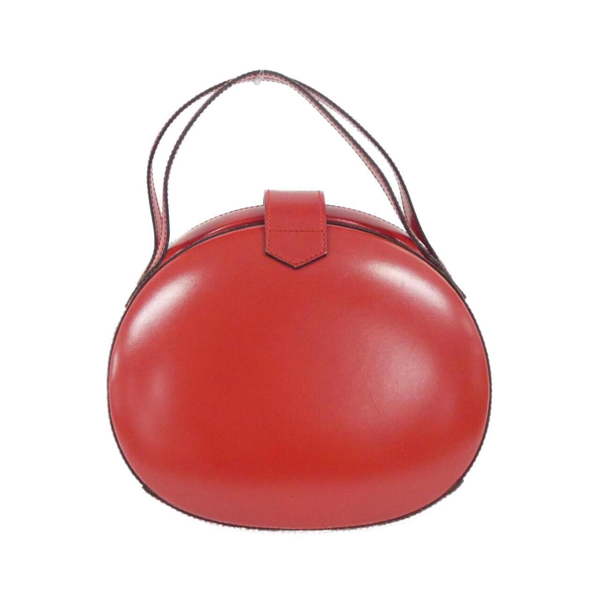 Loewe Anagram, Red, Leather, handbag