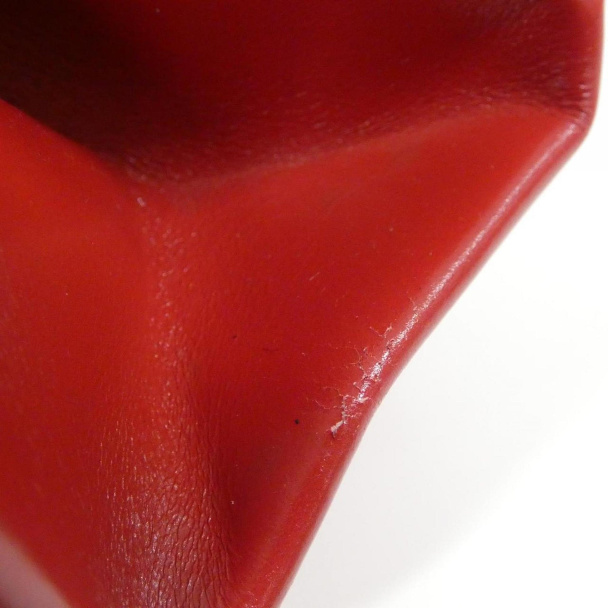 Loewe Anagram, Red, Leather, handbag