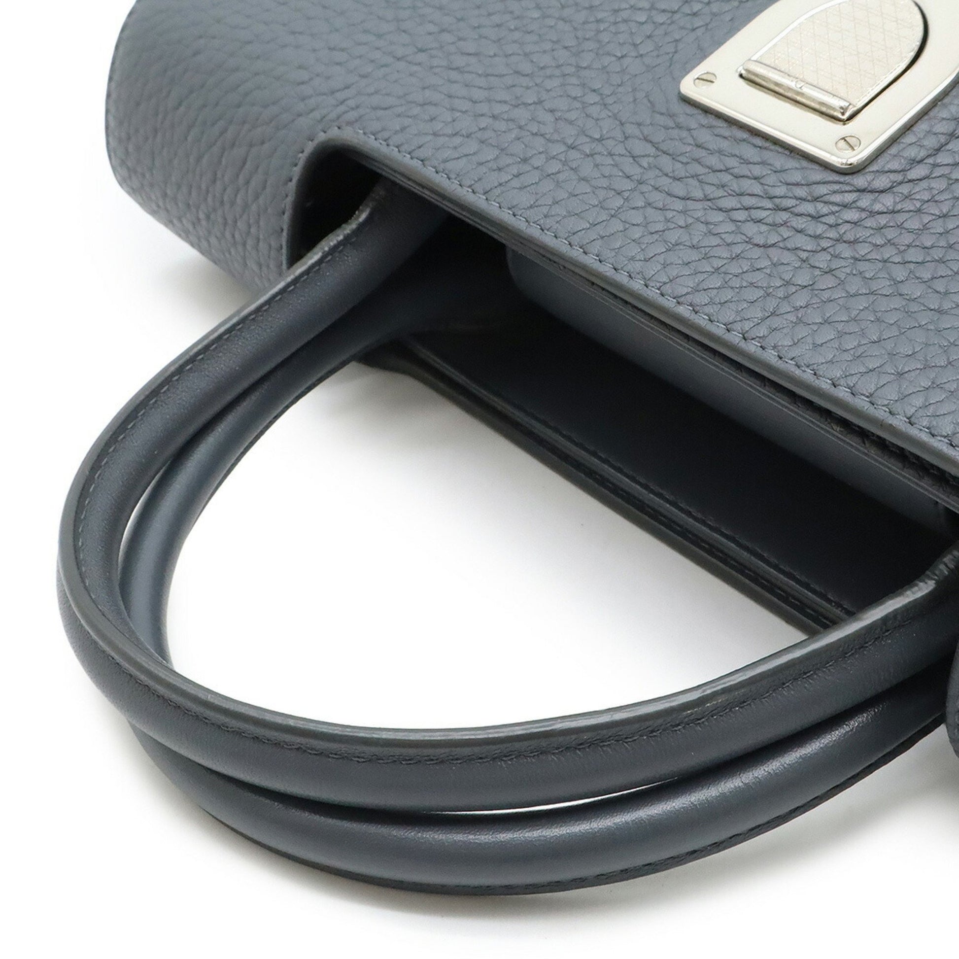 Dior Diorever, Grey, Leather, tote