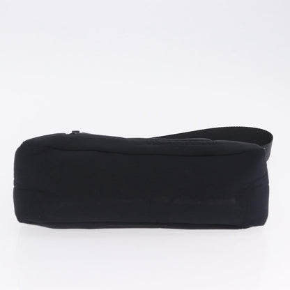Miu Miu Shoulder Leather, Black, Nylon, Shoulder Bag