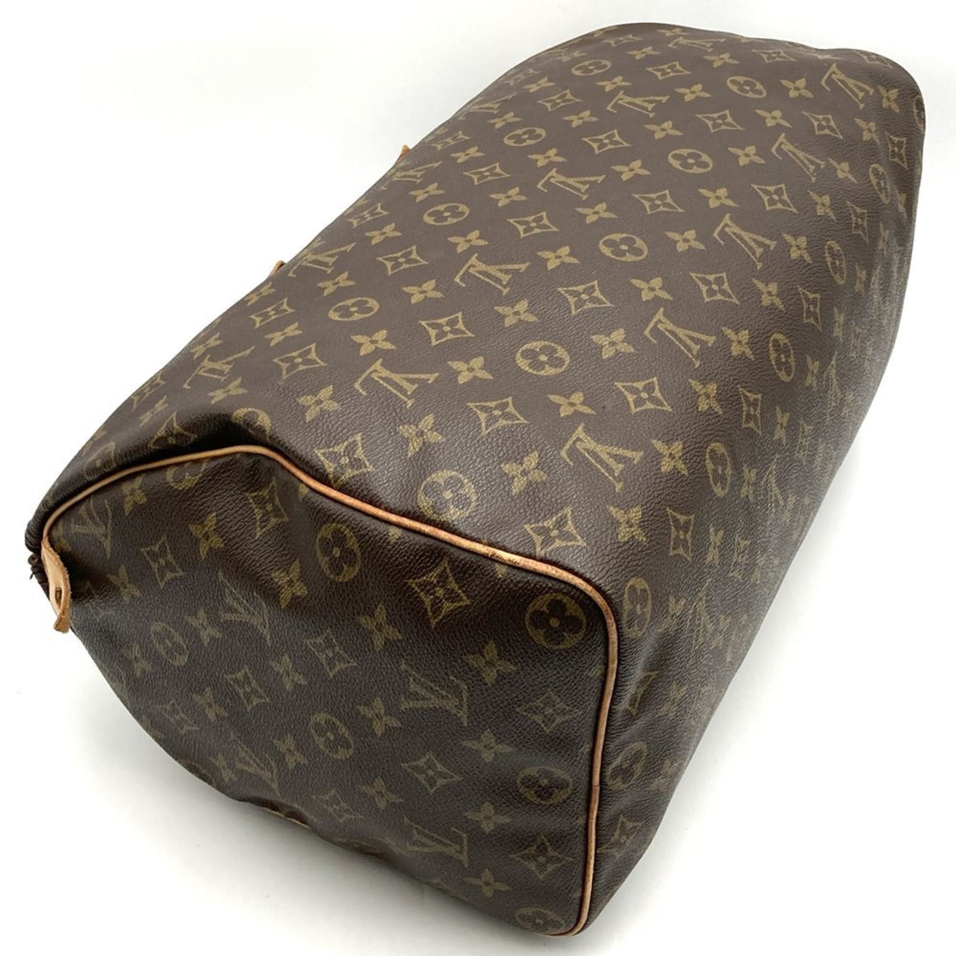 Louis Vuitton Speedy 40, Brown, Canvas, travel