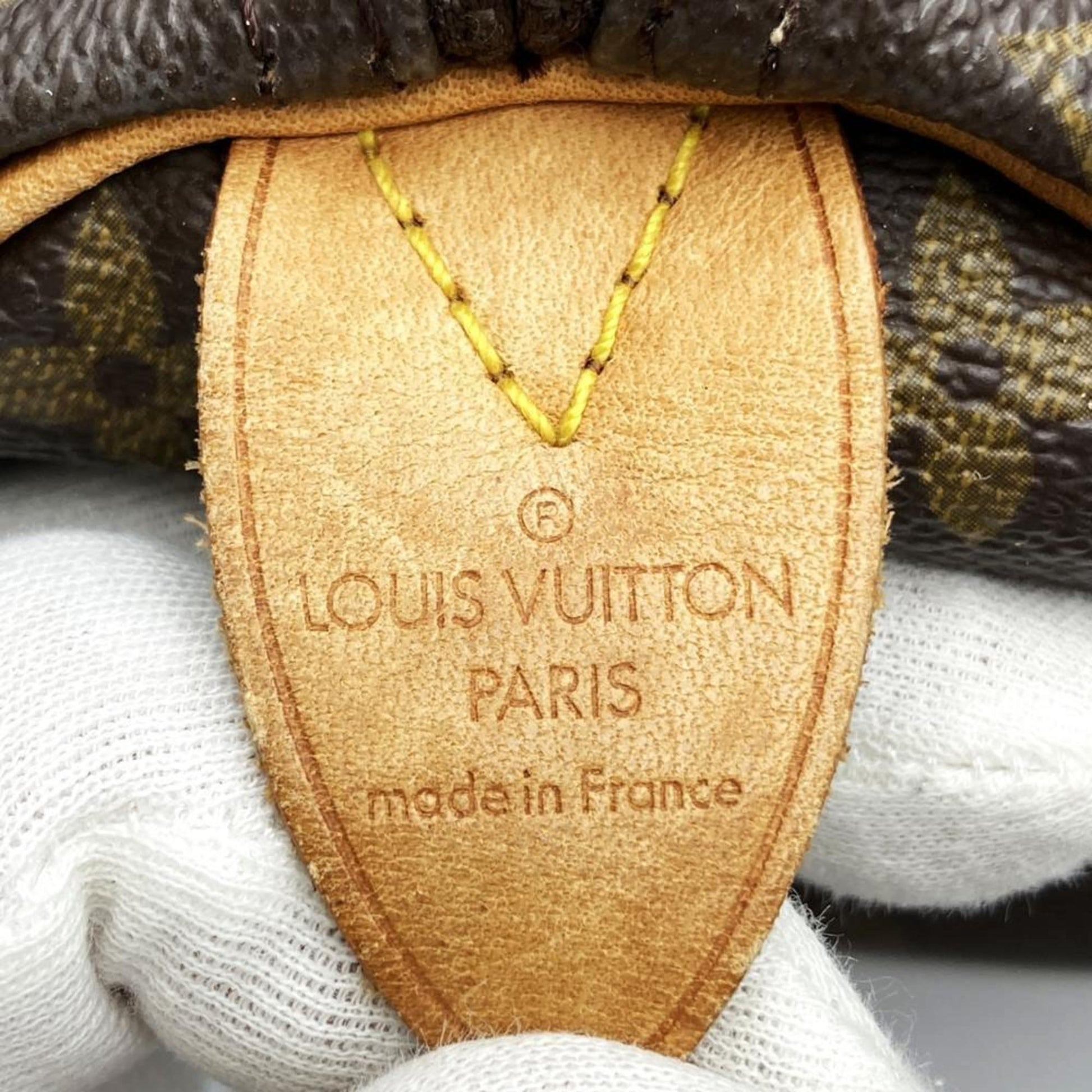 Louis Vuitton Speedy 40, Brown, Canvas, travel