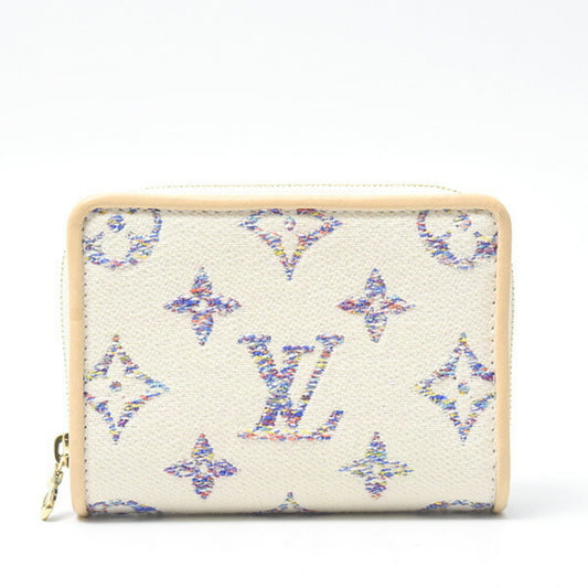 Louis Vuitton Lou, White, Canvas, wallet