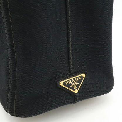 Prada Canapa, Black, Canvas, tote
