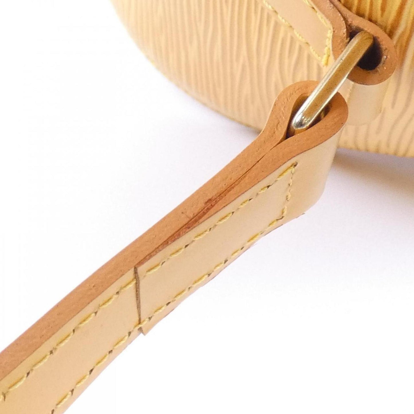 Louis Vuitton Soufflot, Yellow, Leather, handbag