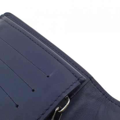 Louis Vuitton Portefeuille Brazza, Navy, Canvas, wallet