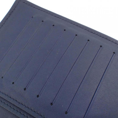 Louis Vuitton Portefeuille Brazza, Navy, Canvas, wallet