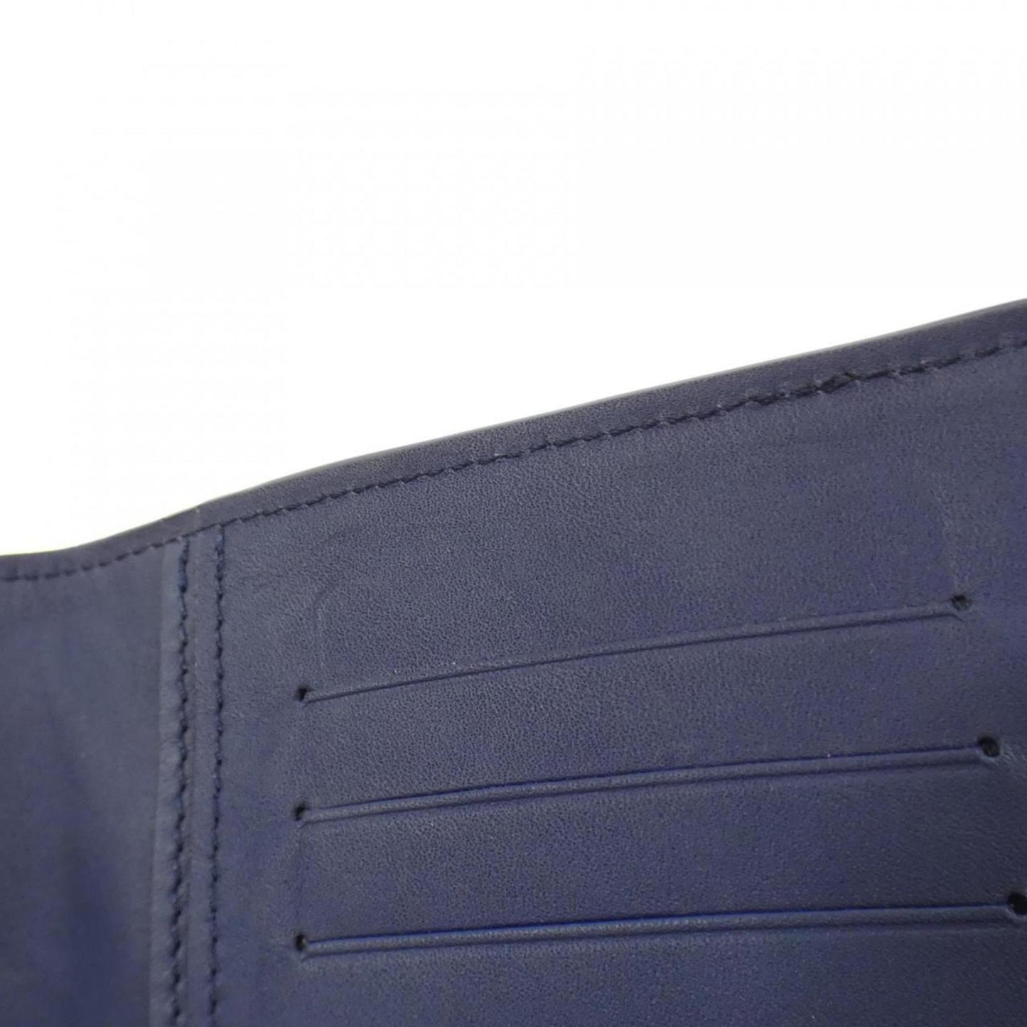 Louis Vuitton Portefeuille Brazza, Navy, Canvas, wallet
