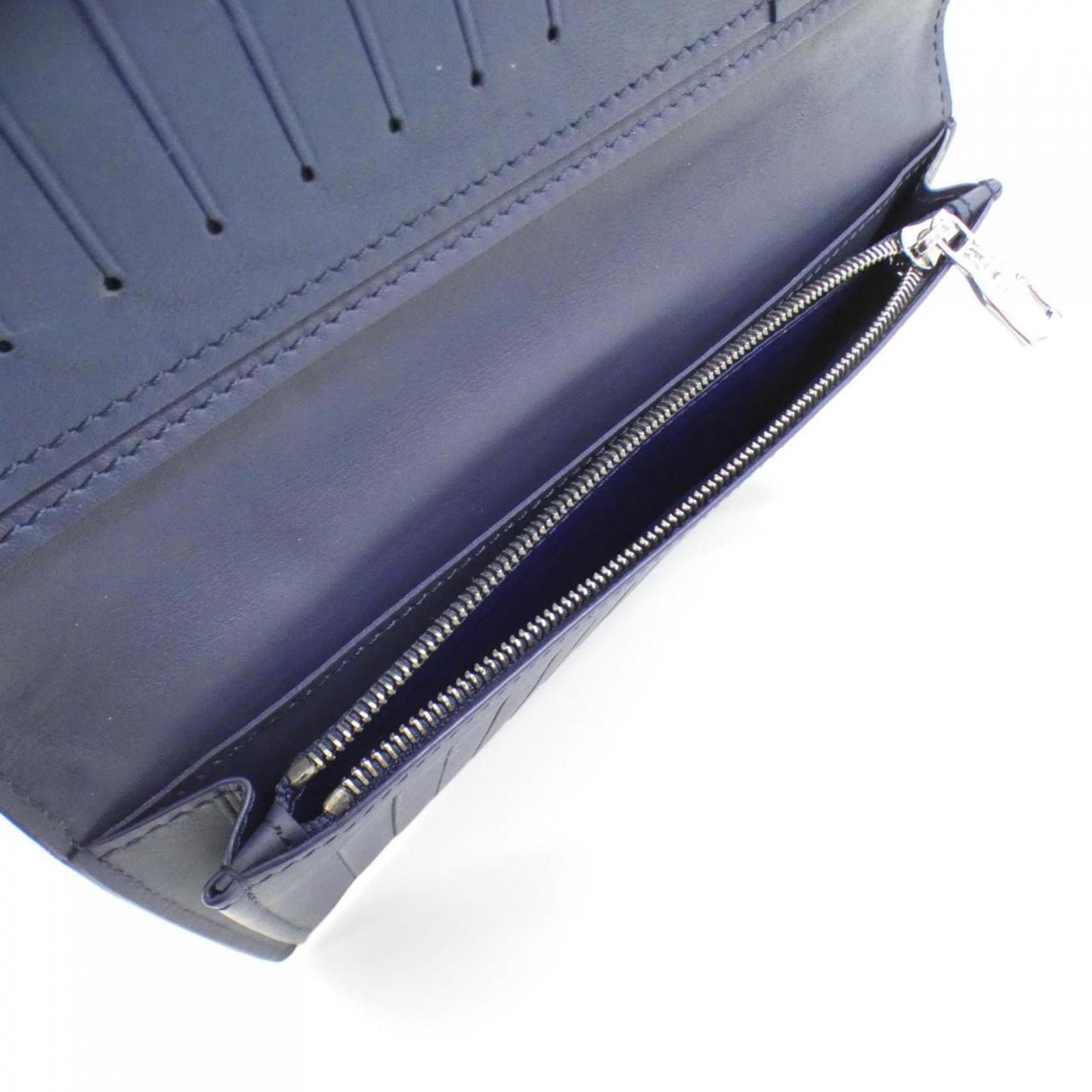 Louis Vuitton Portefeuille Brazza, Navy, Canvas, wallet