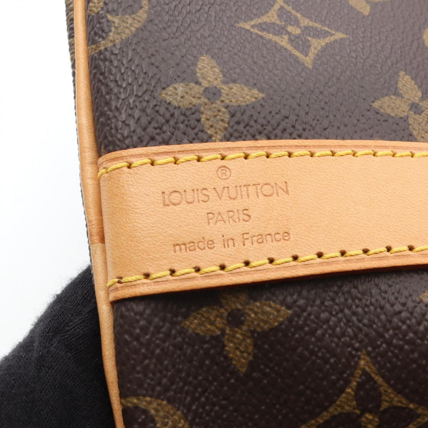 Louis Vuitton Keepall 55, Brown, Canvas, travel