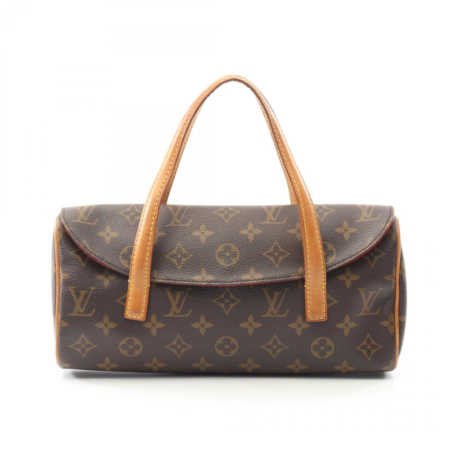 Louis Vuitton Sonatine, Brown, Canvas, handbag