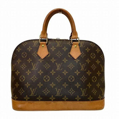 Louis Vuitton Alma, Brown, Canvas, handbag
